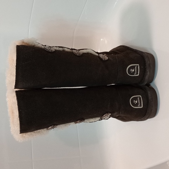 BearPaw Women's Brown Suede Fur Lined Winter Boots - Picture 9 of 9